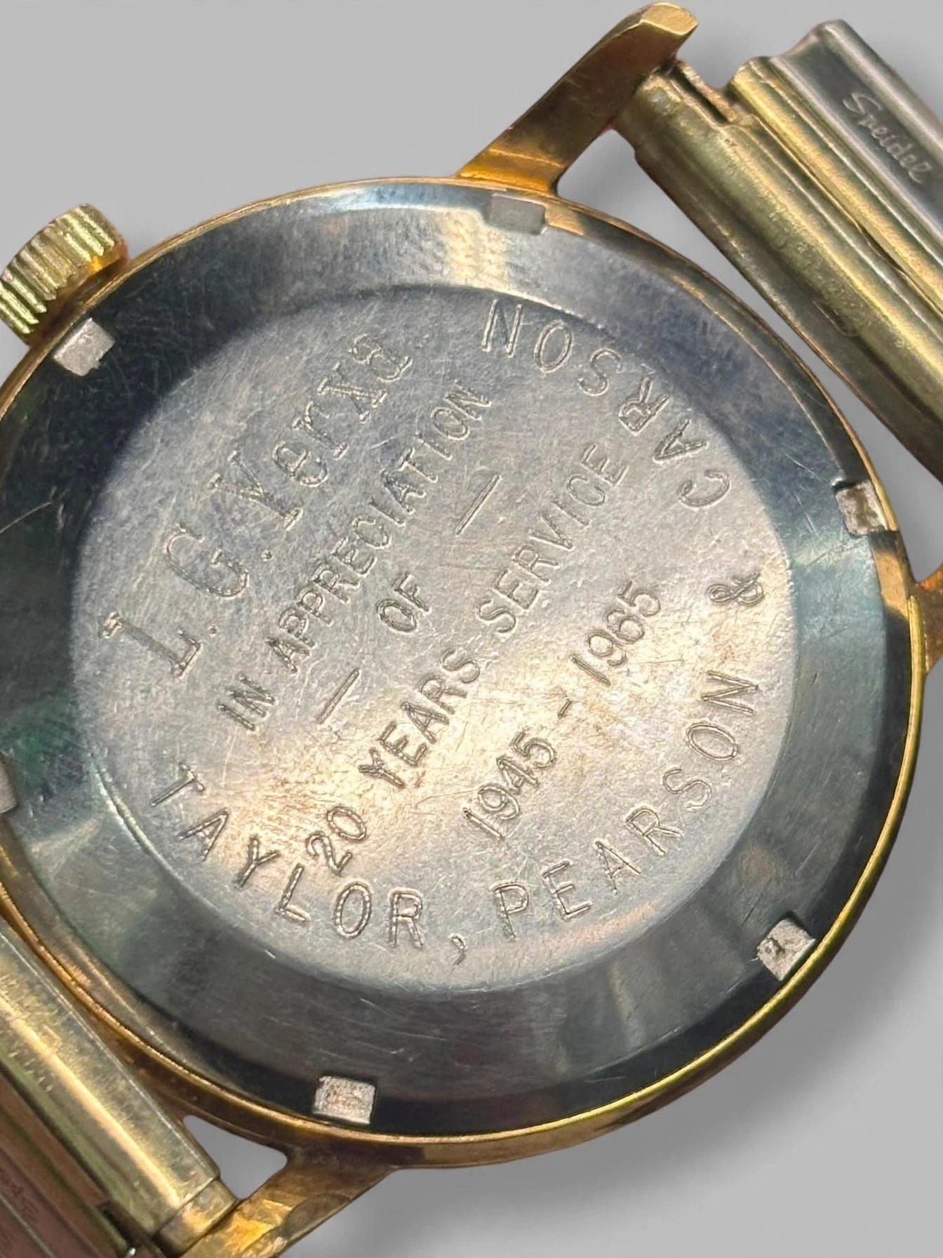 1965 Birks Eterna-Matic Automatic Watch Swiss Made Engraved - photo 4