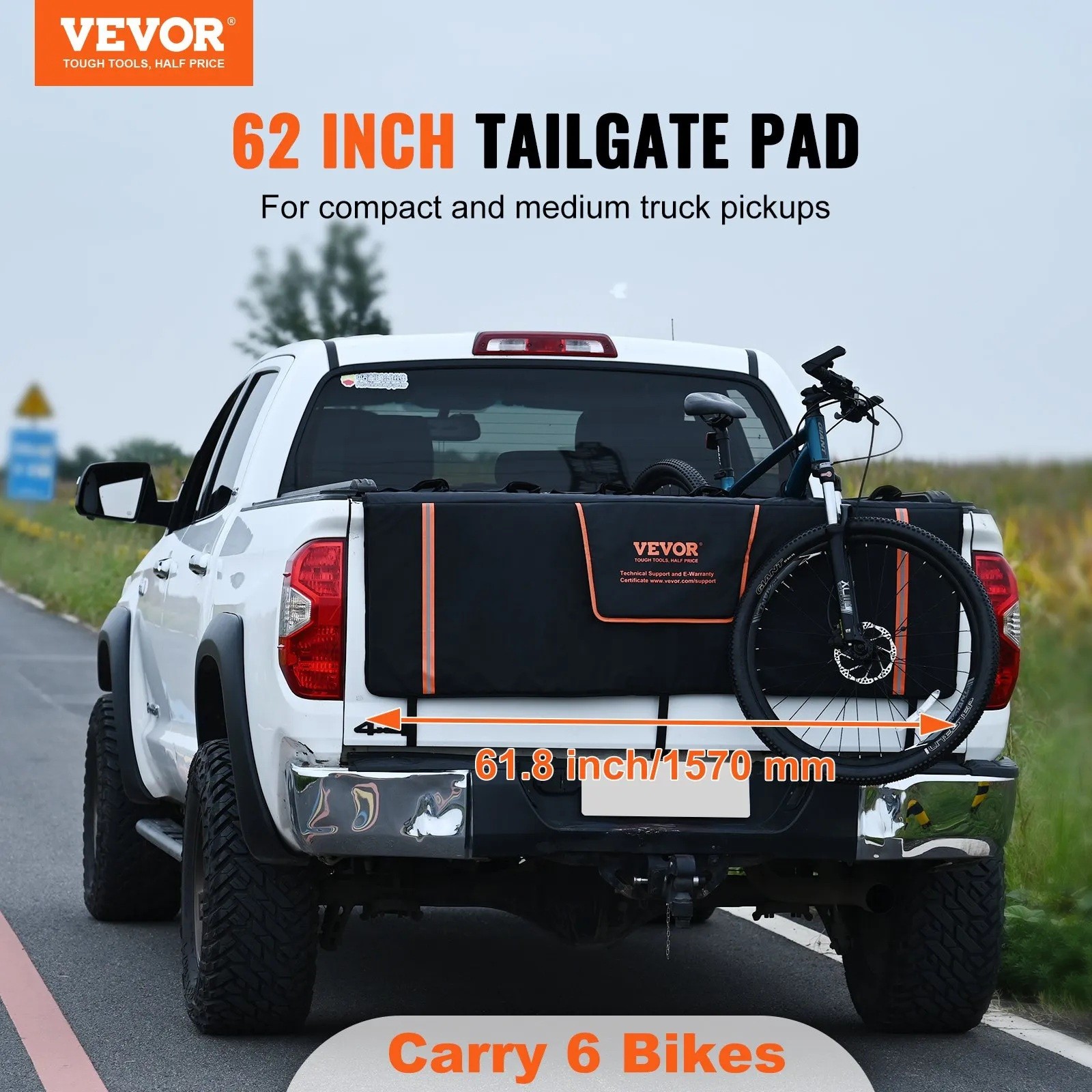 VEVOR Tailgate Bike Pad for 6 Bikes - photo 3