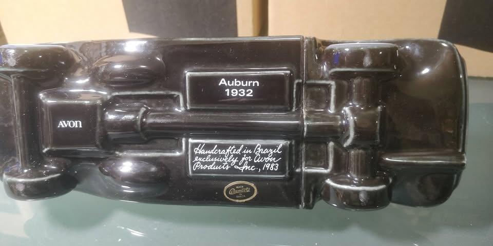 Vintage Avon Black 1932 Auburn Boattail Speedster Handcrafted - photo 3