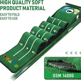 Golf Putting Green Mat for Indoors, with Ball Return - photo 4