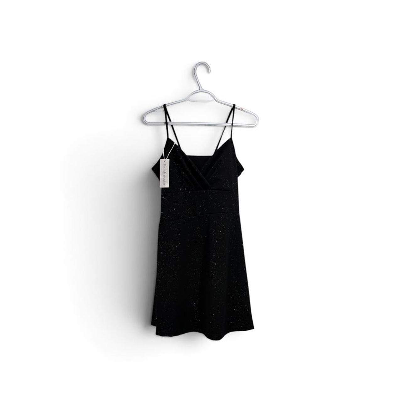 Black Glitter Mini Dress – Size 3 – Brand New - photo 3