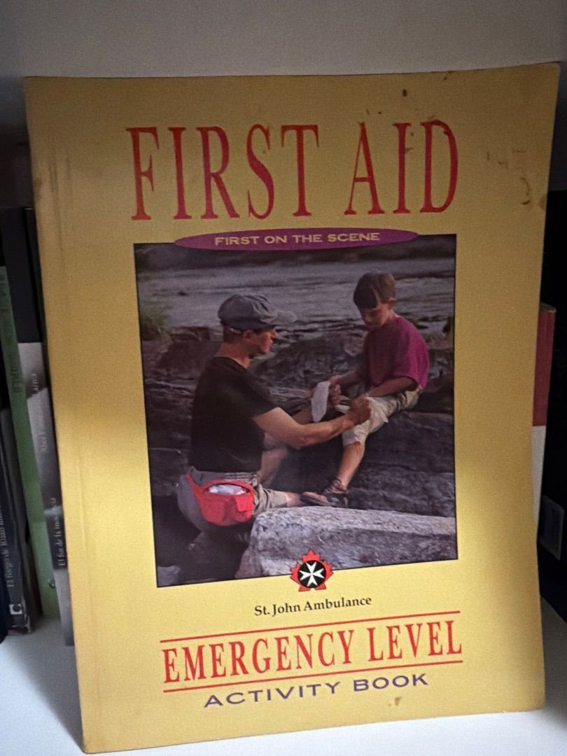 St. John Ambulance First Aid Book – Emergency Level Activity