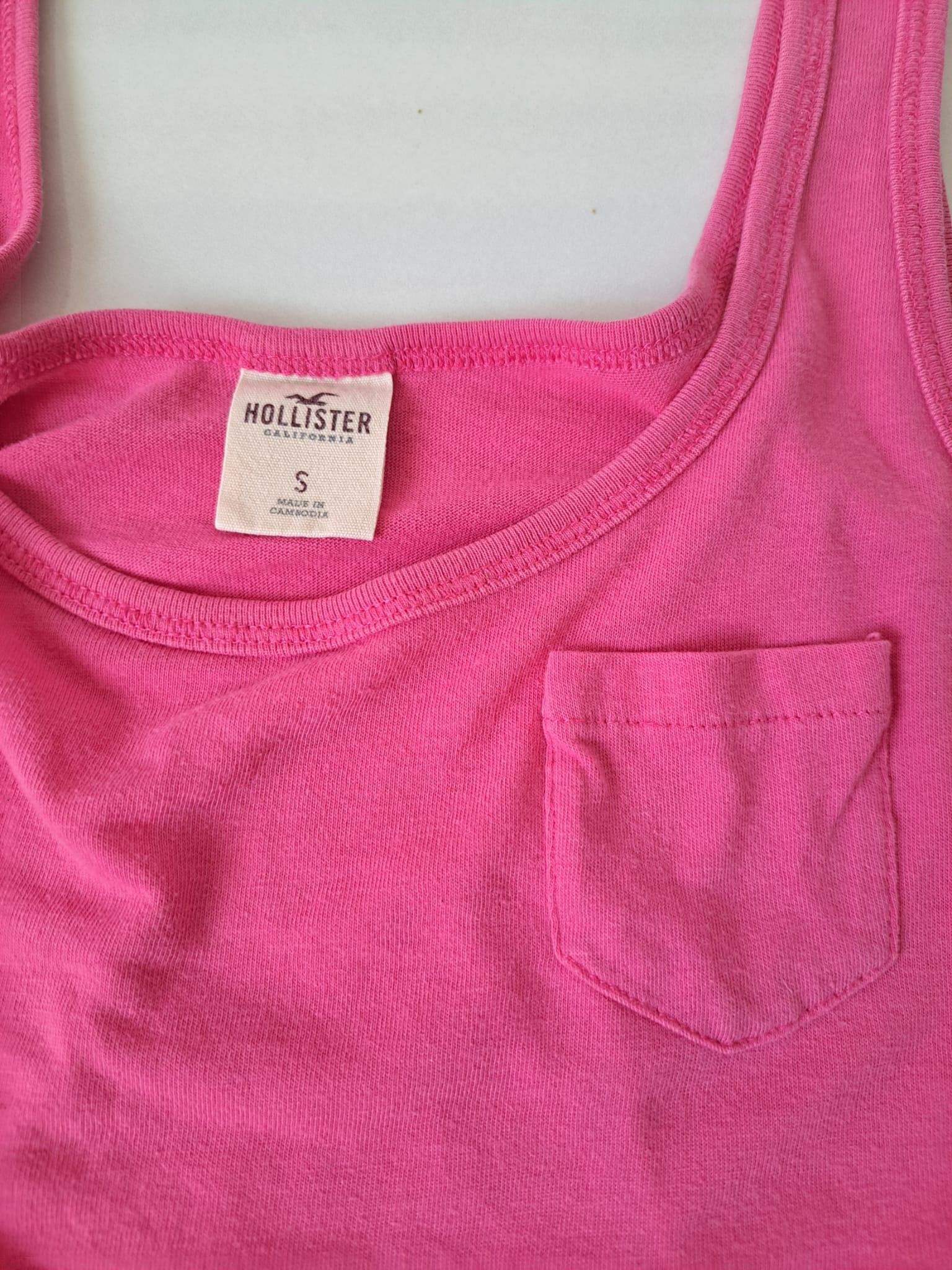 🩷 Hollister Y2K Pink Scoop Neck Tank Top - photo 5