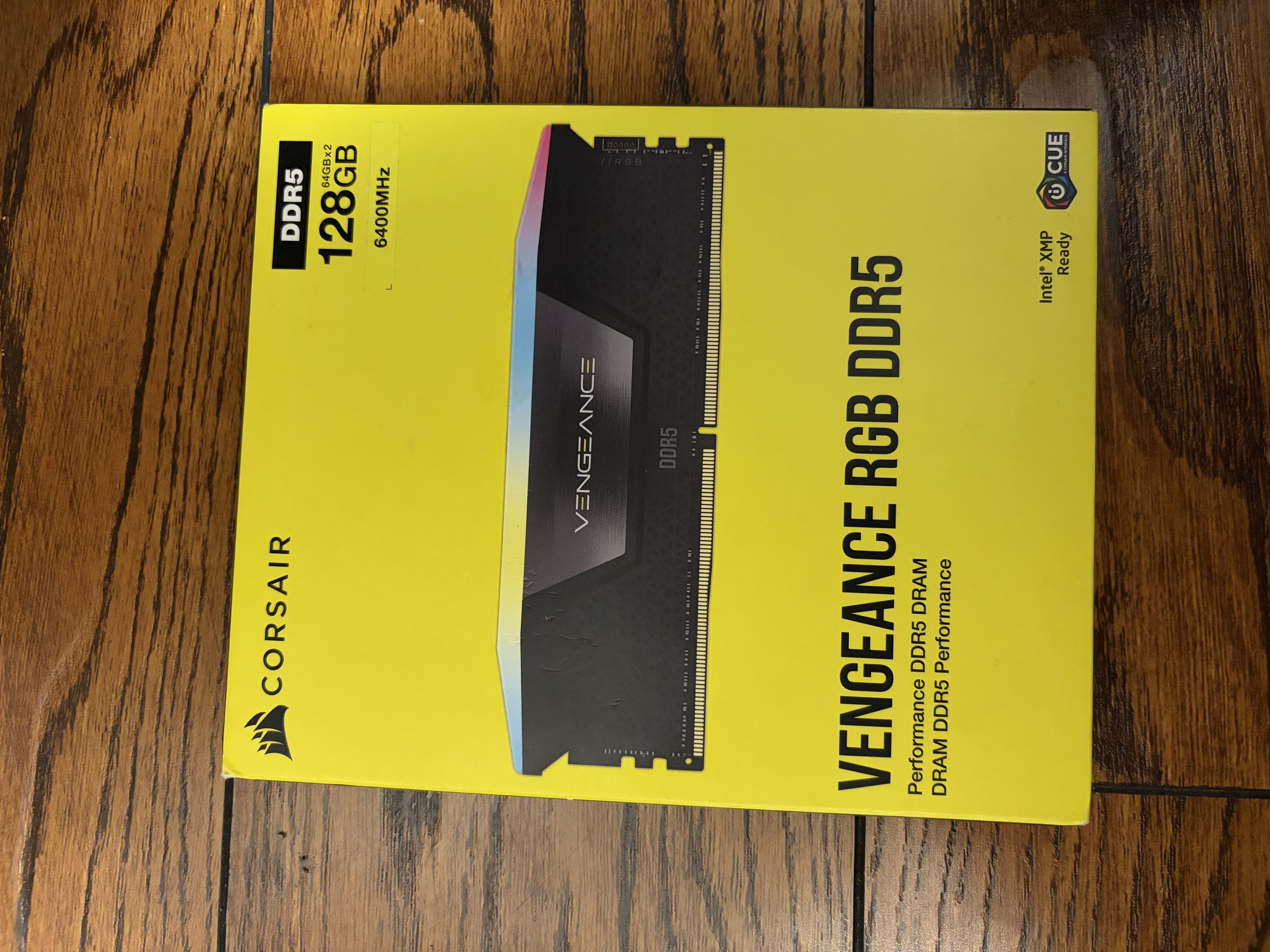 Factory-Sealed Corsair Vengeance RGB 128GB DDR5-6400 RAM