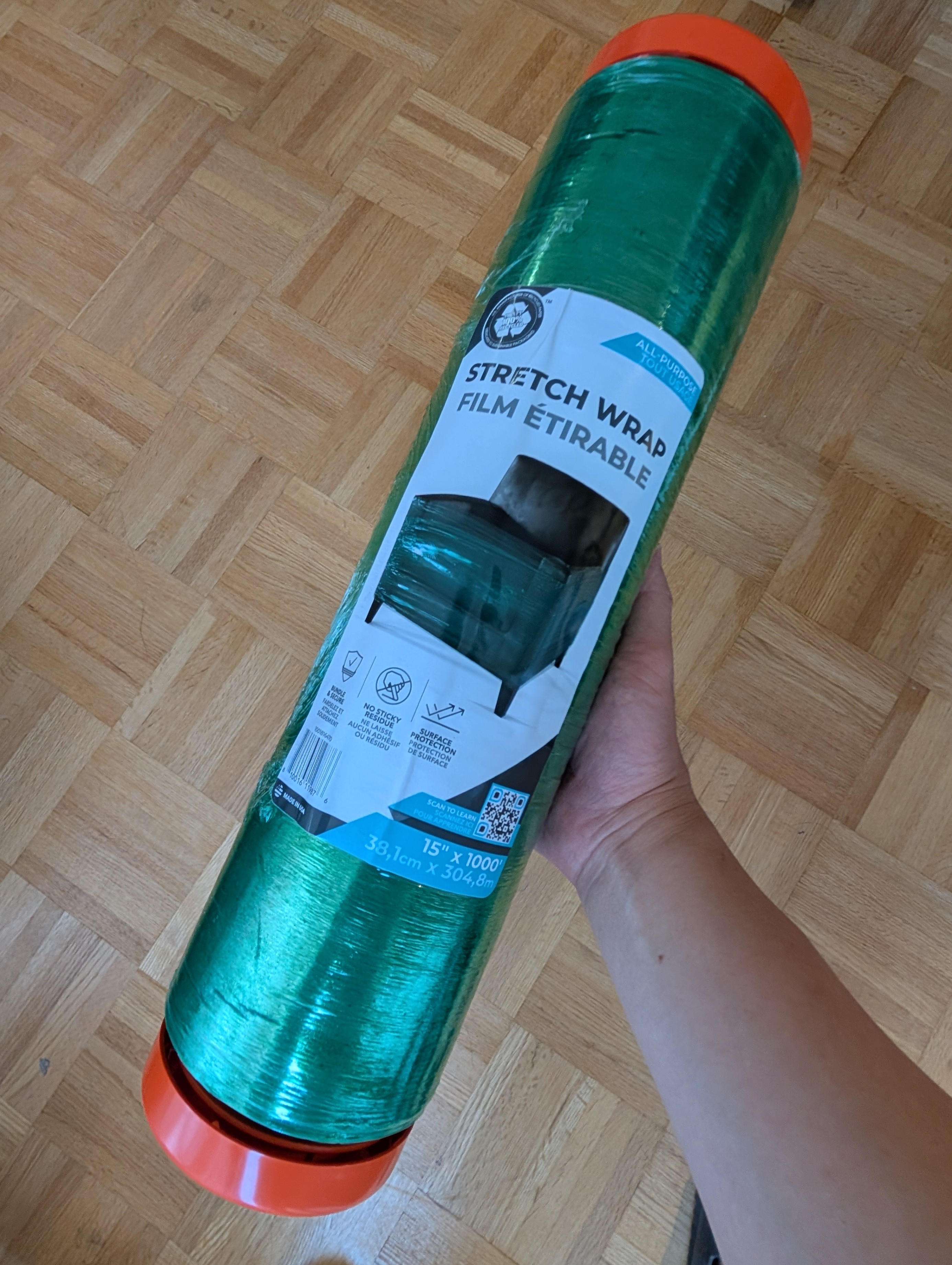 Pratt 15" x 1000' Furniture Stretch Wrap - Brand New
