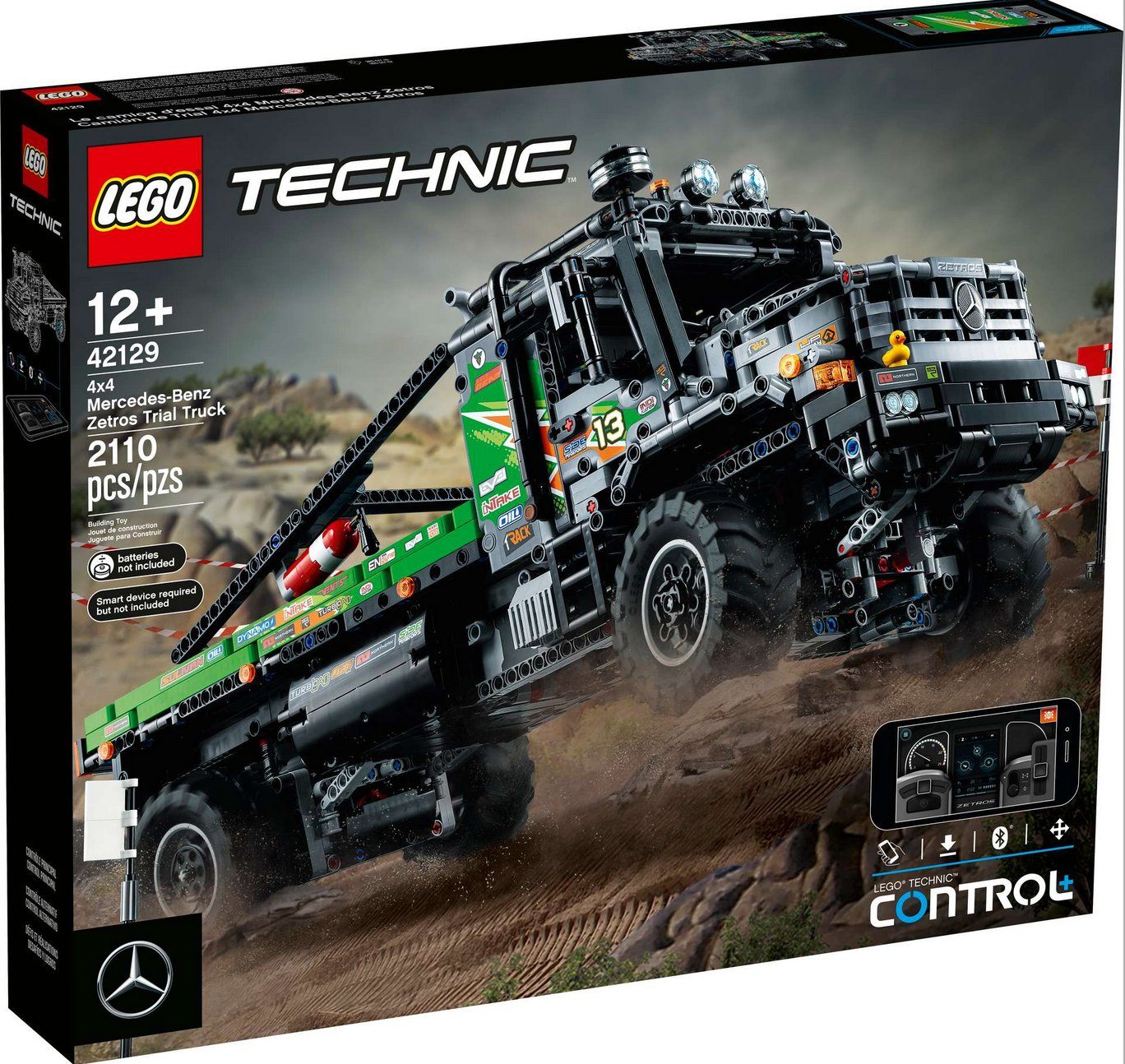 LEGO 42129 Technic 4x4 Mercedes-Benz Zetros Trial Truck New