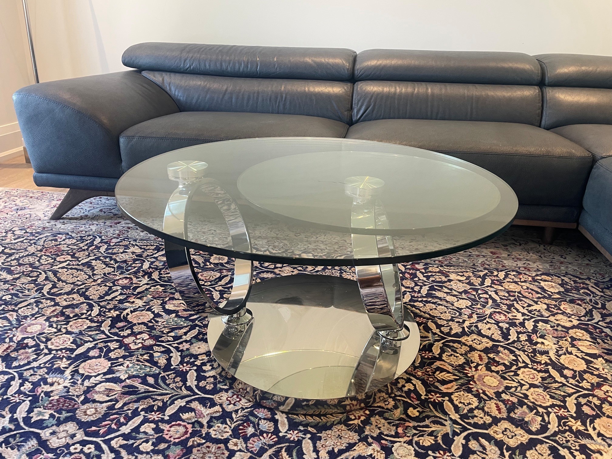 Expandable Glass Coffee Table - photo 2
