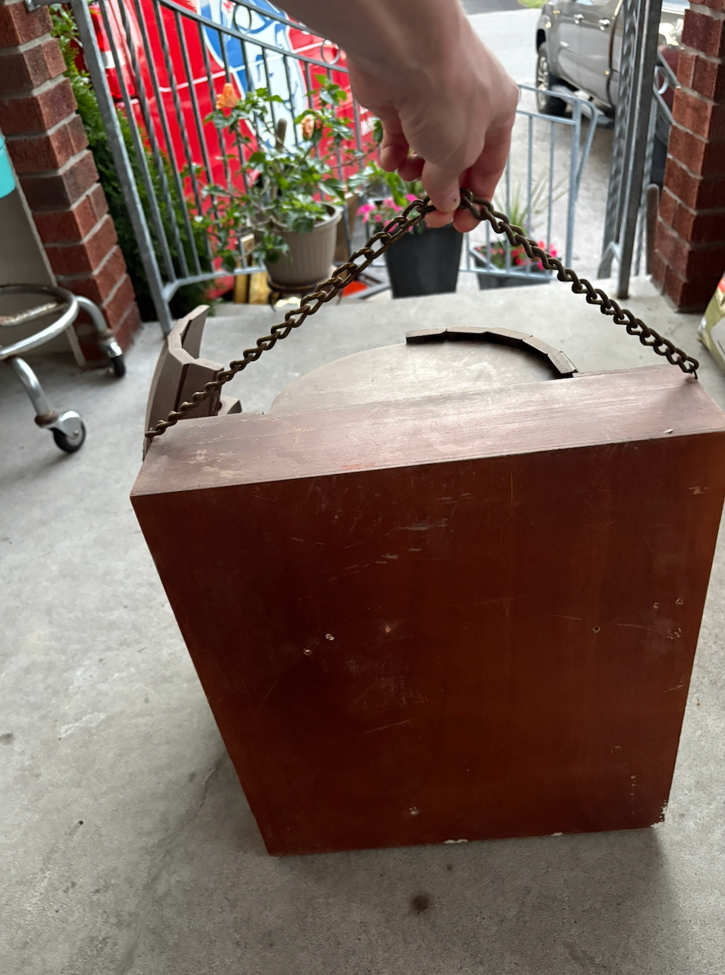 Barrel-shaped liquor cabinet / cupboard - photo 5