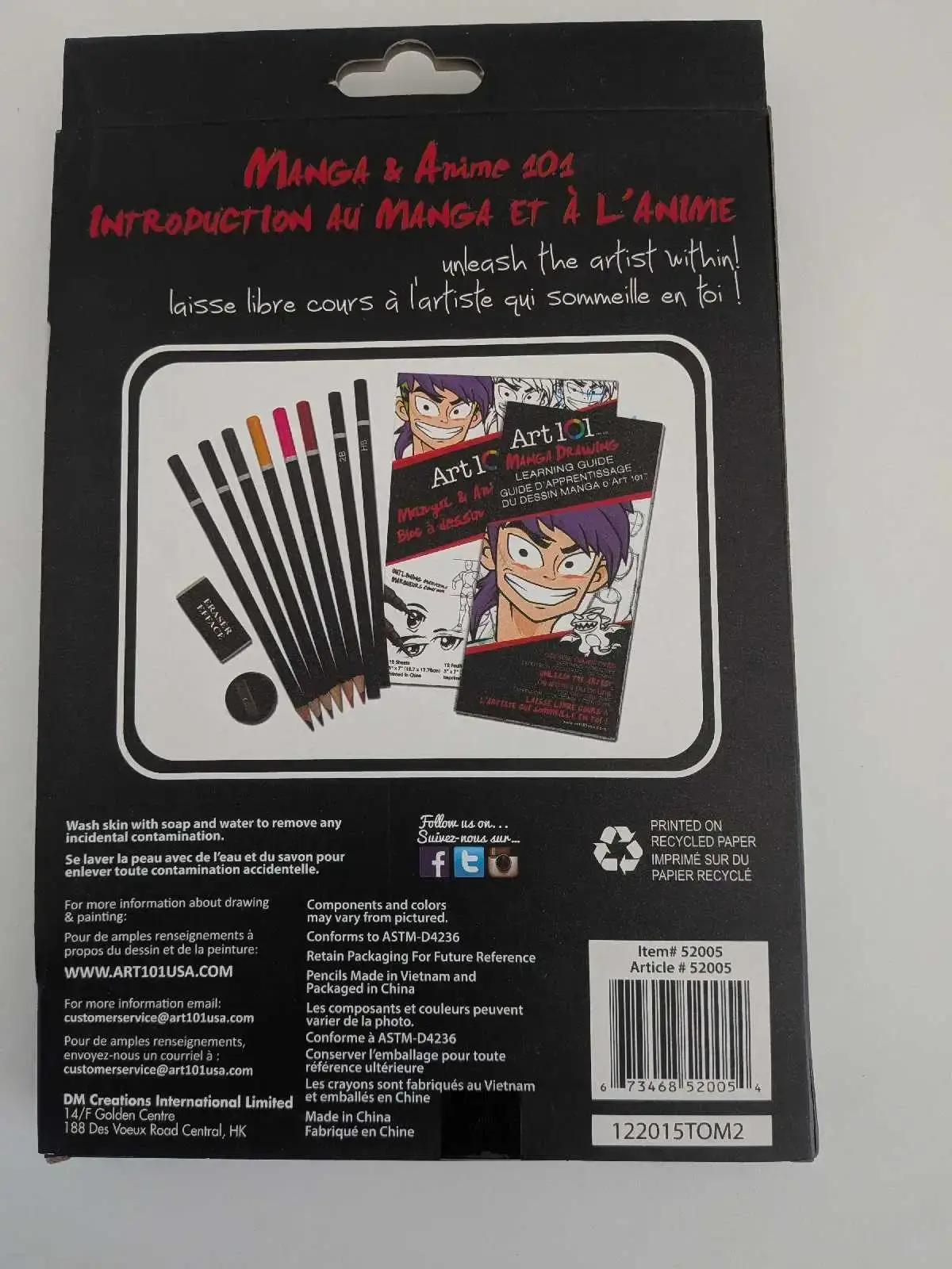 Art 101 Manga & Anime 101 Art Set - photo 2