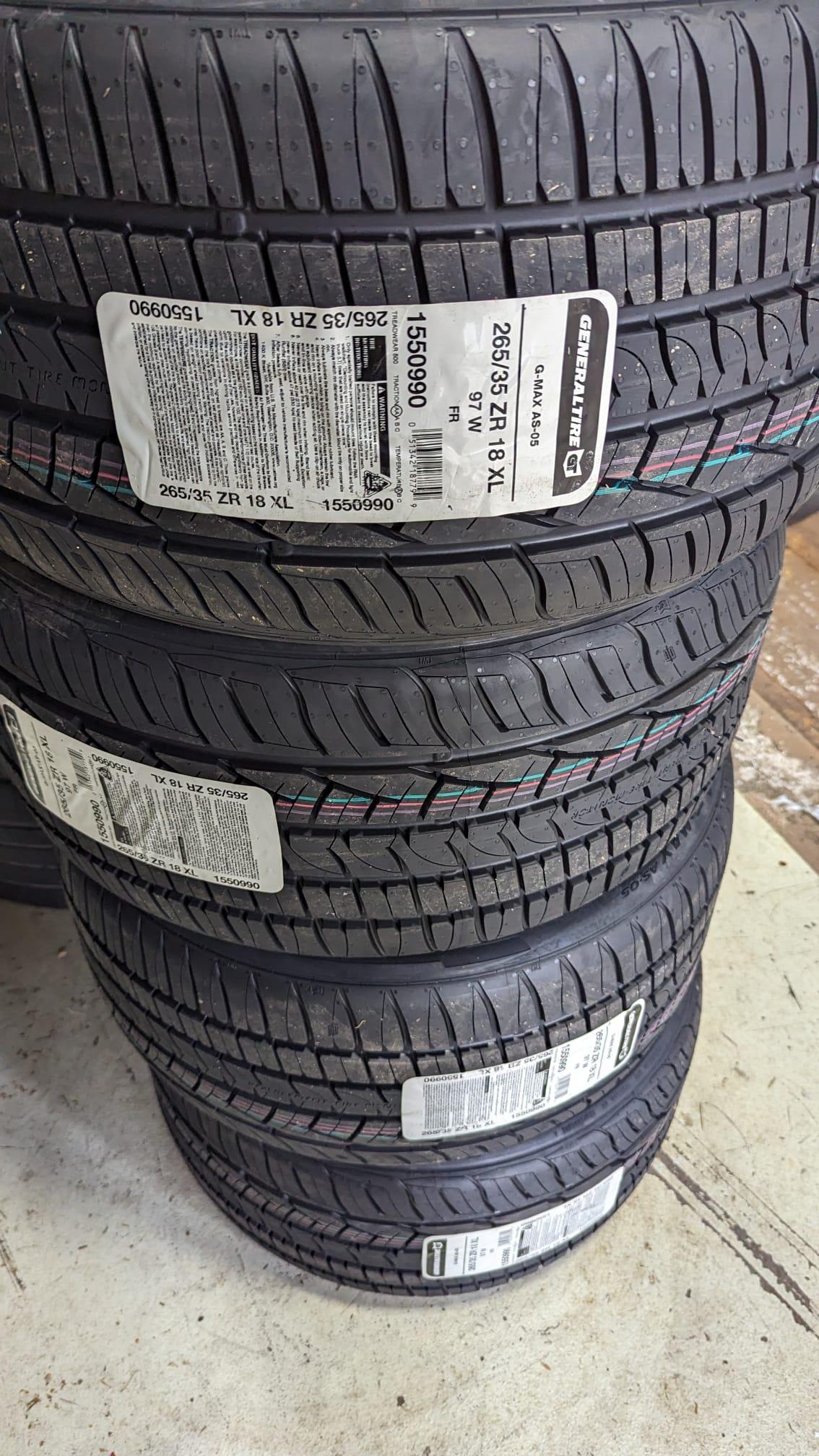 4 NEW 265/35/R18 General A/S–Impreza/Lancer/Type R/TT/BRZ - photo 2