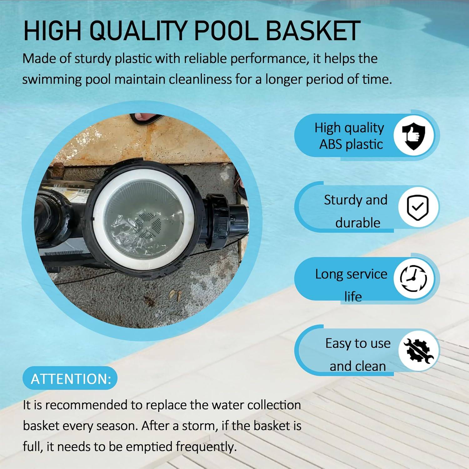 R0445900 Debris Filter Basket for Jandy Pool Pumps - photo 3