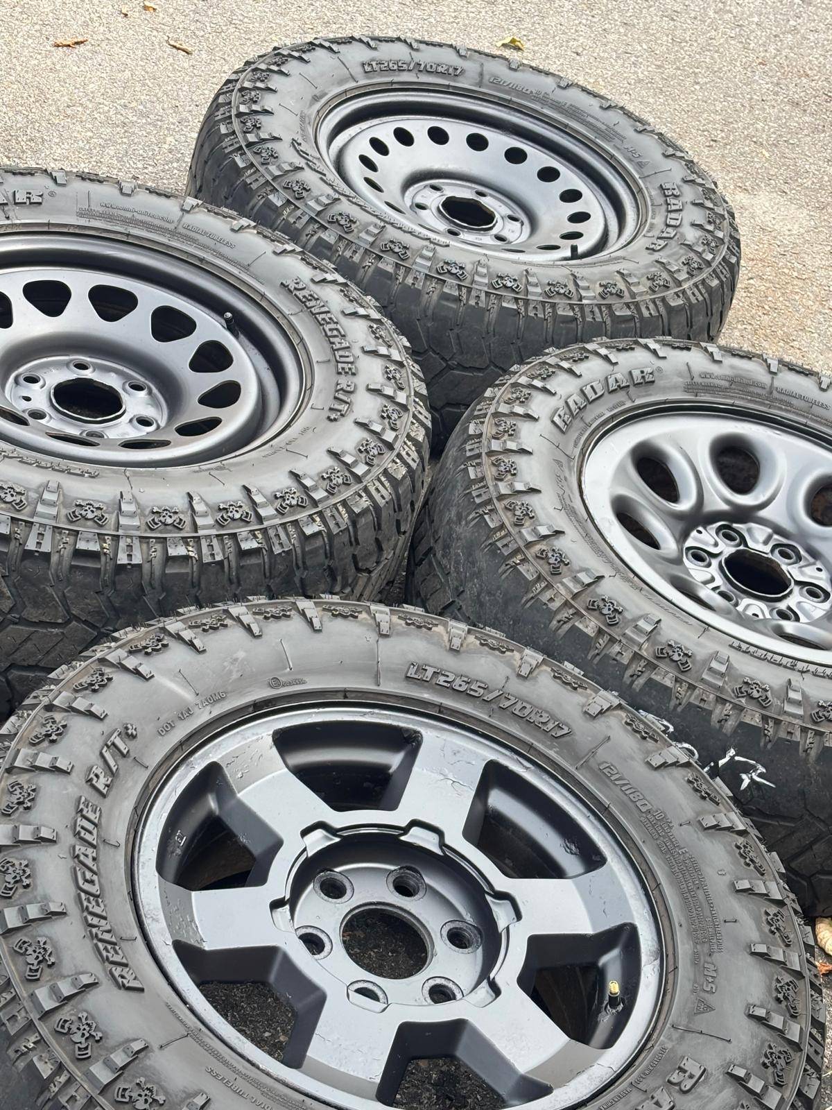 17”GM rims(6x139)+LT265/70/R17 R/T-Tahoe/Sierra/Silverado/Yukon - photo 2