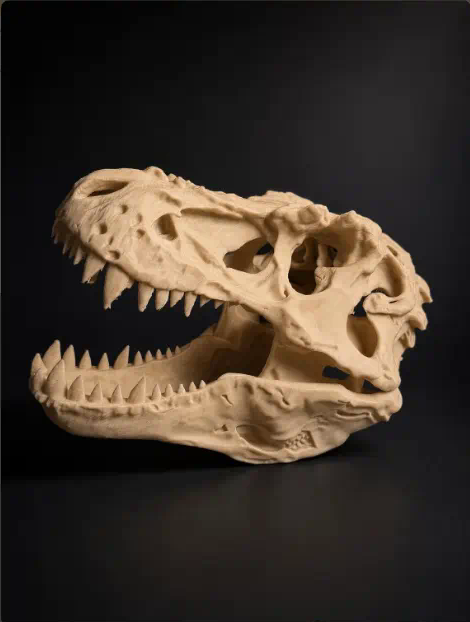 T-Rex Skull Replica, 3D Printed