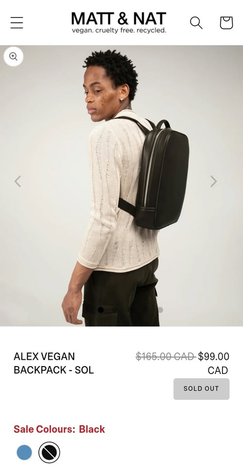Alex Vegan Backpack - Sol - photo 5