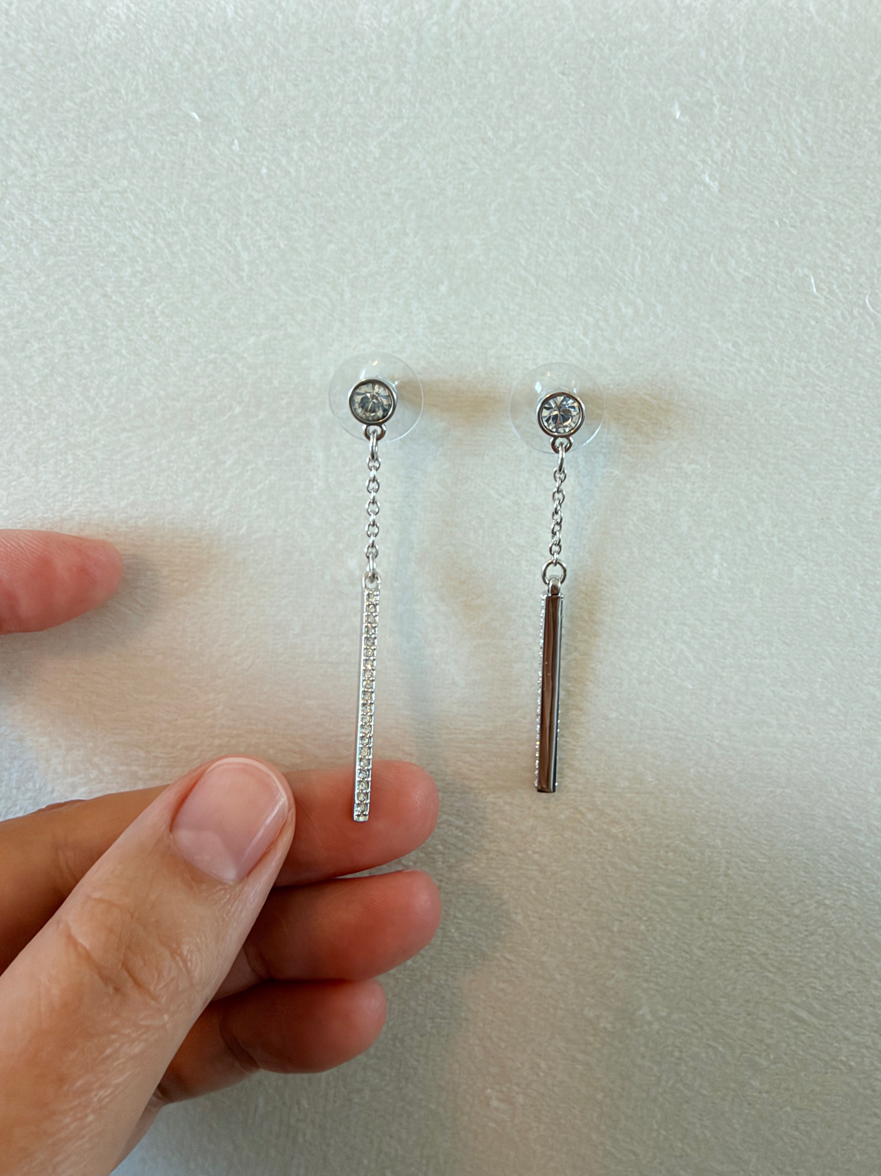 Swarovski Bar Drop Earrings - photo 2