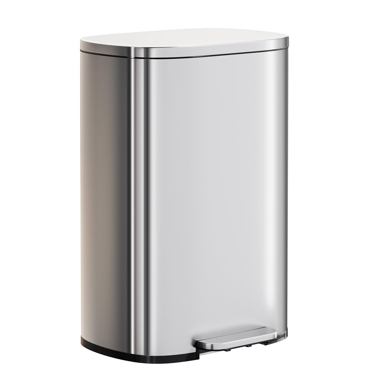 🗑️✨ PayLessHere 13‑Gallon Stainless Steel Kitchen Trash Can ✨🗑️ - photo 5