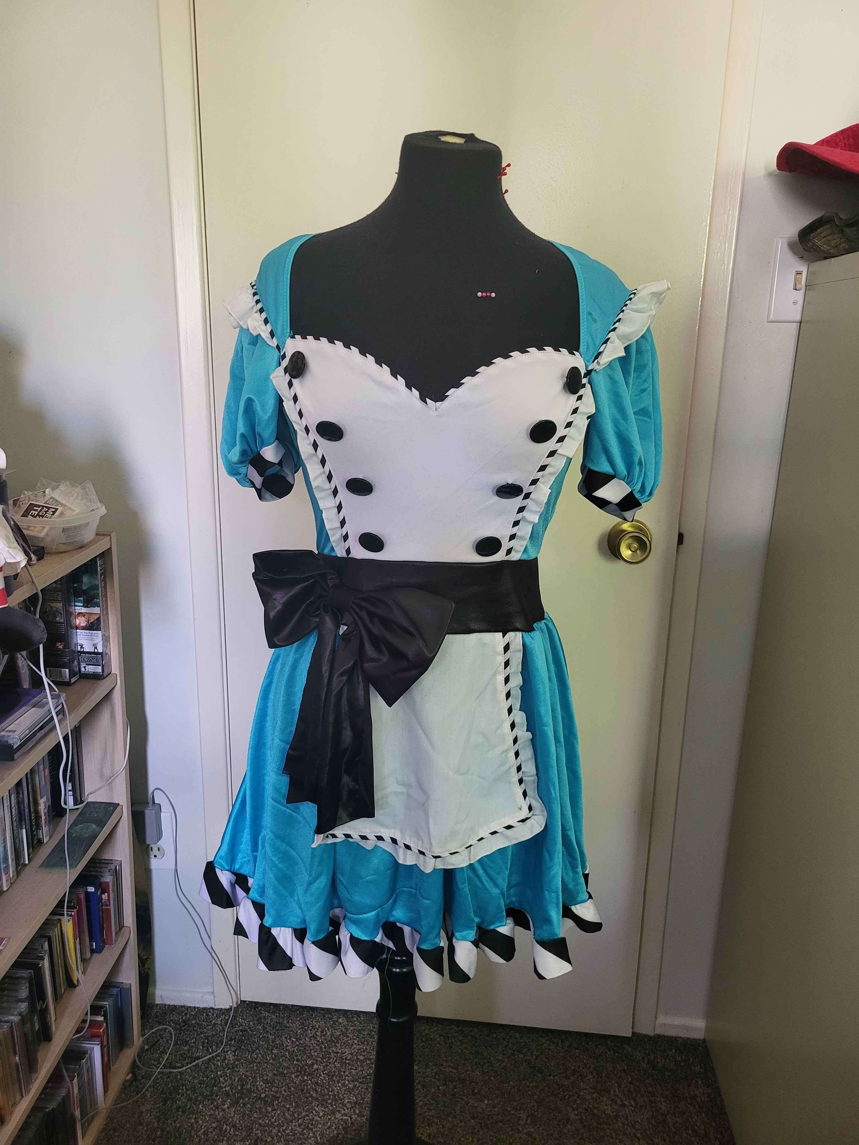 Alice in Wonderland Costume W/ Wig - photo 2