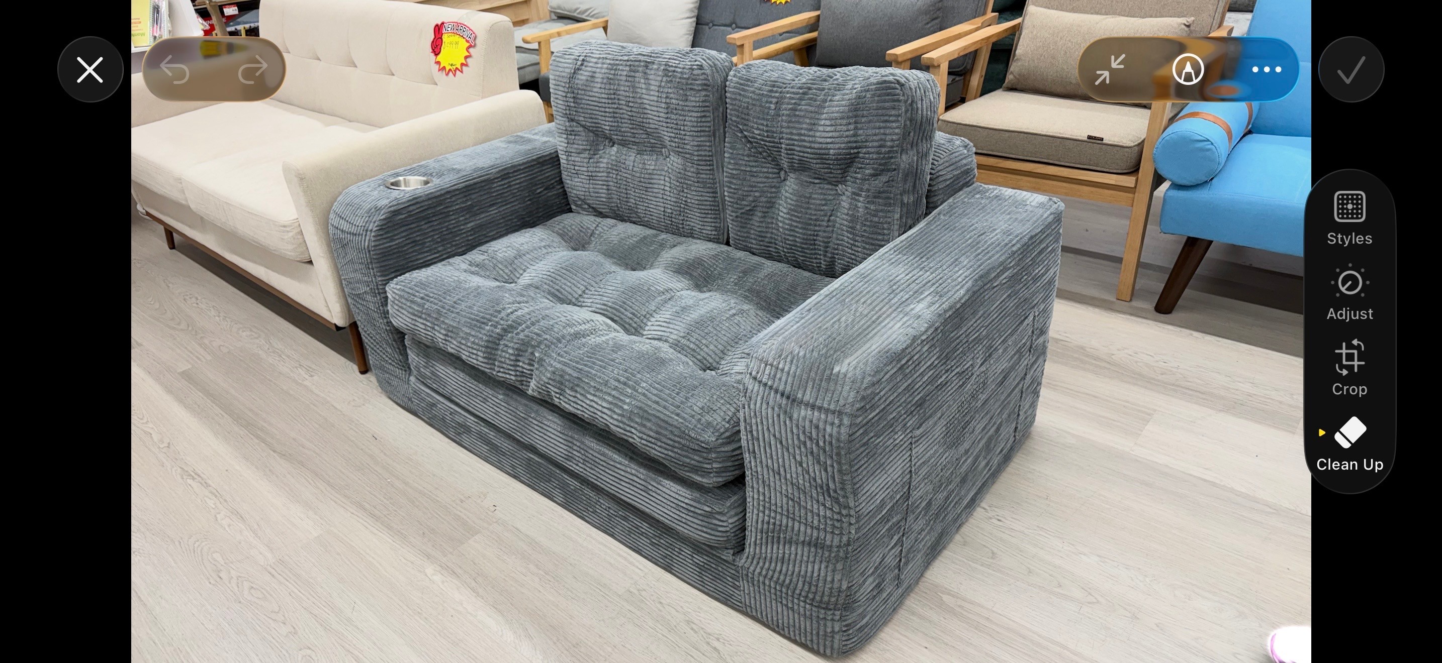 Brand new Comfortable Love Seat only $368