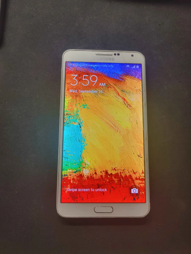 White Samsung Galaxy Note 3 - photo 3