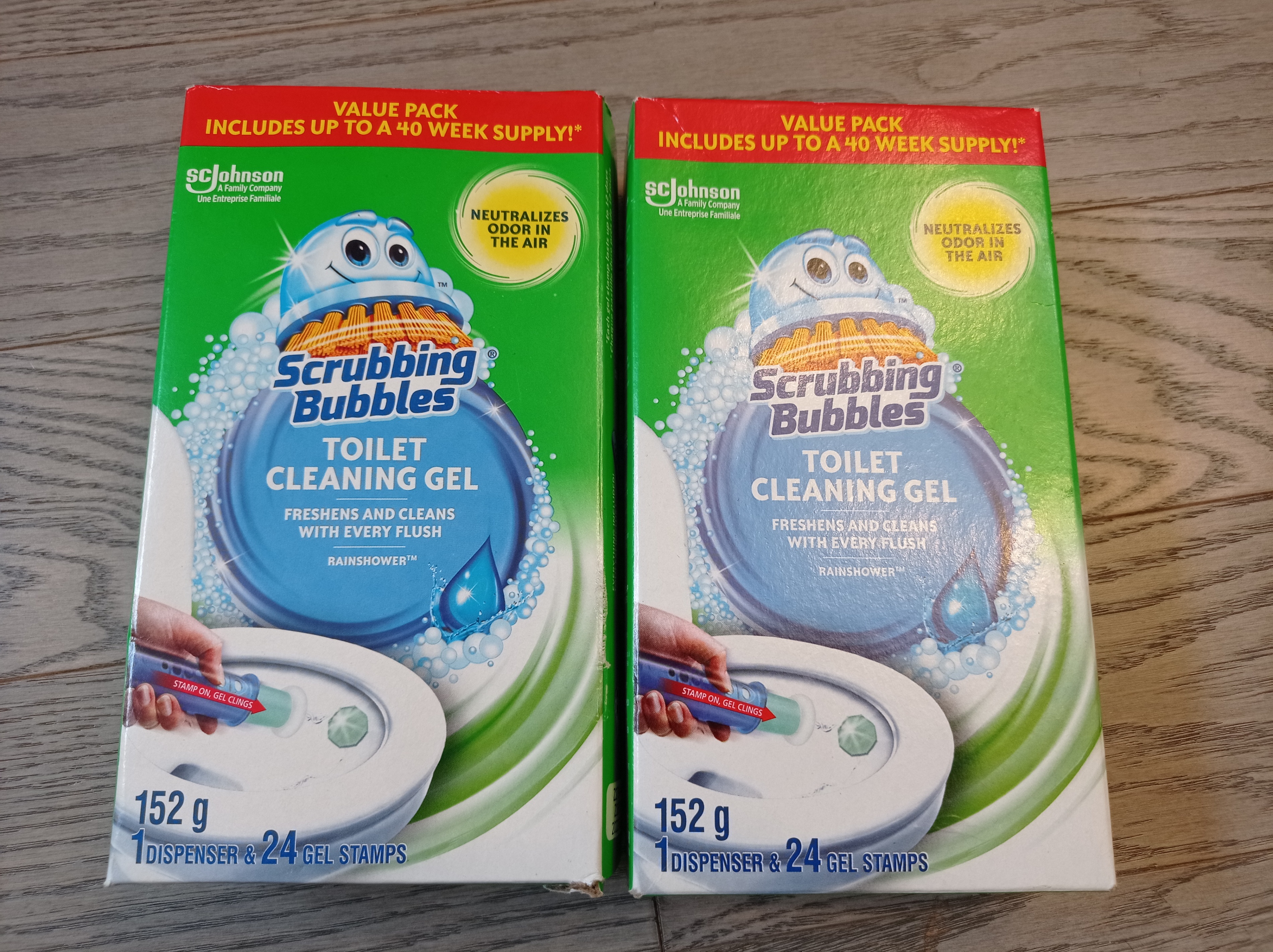 Scrubbing Bubbles Toilet Cleaning Gel Stamps $10/box, $18 for 2 - photo 2