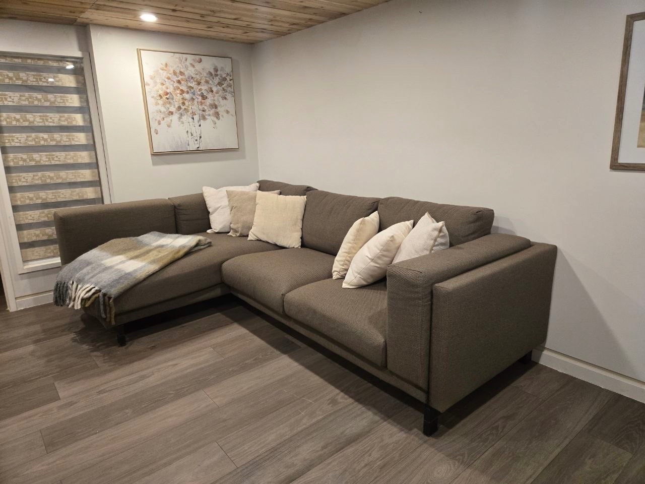 IKEA NOCKEBY 3-Seat Sofa with Left Chaise - photo 2
