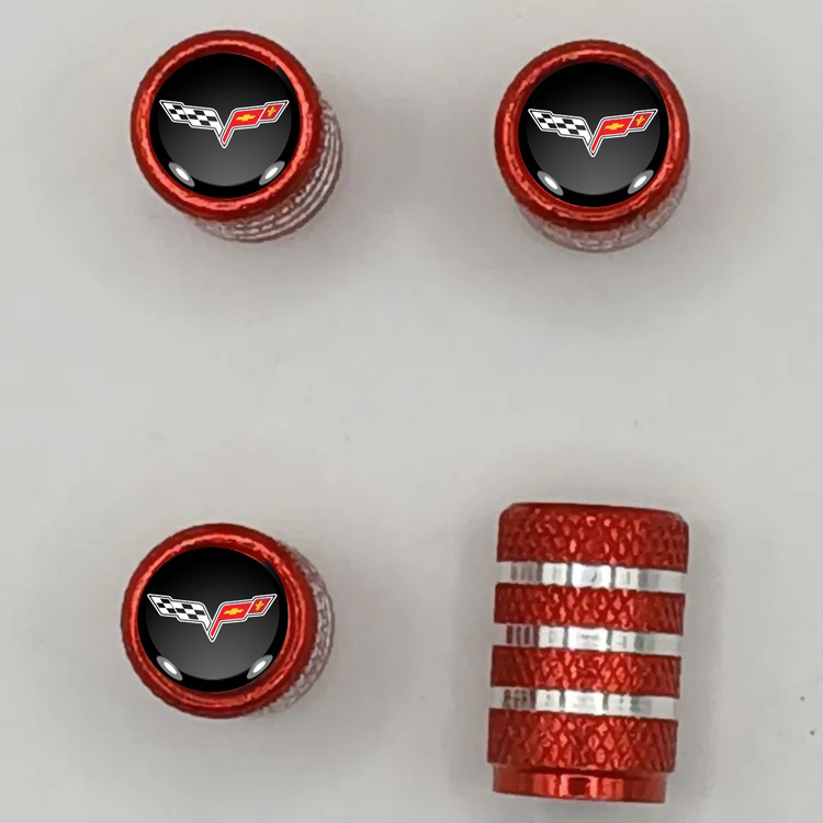Chevrolet Corvette Tire Stem Caps