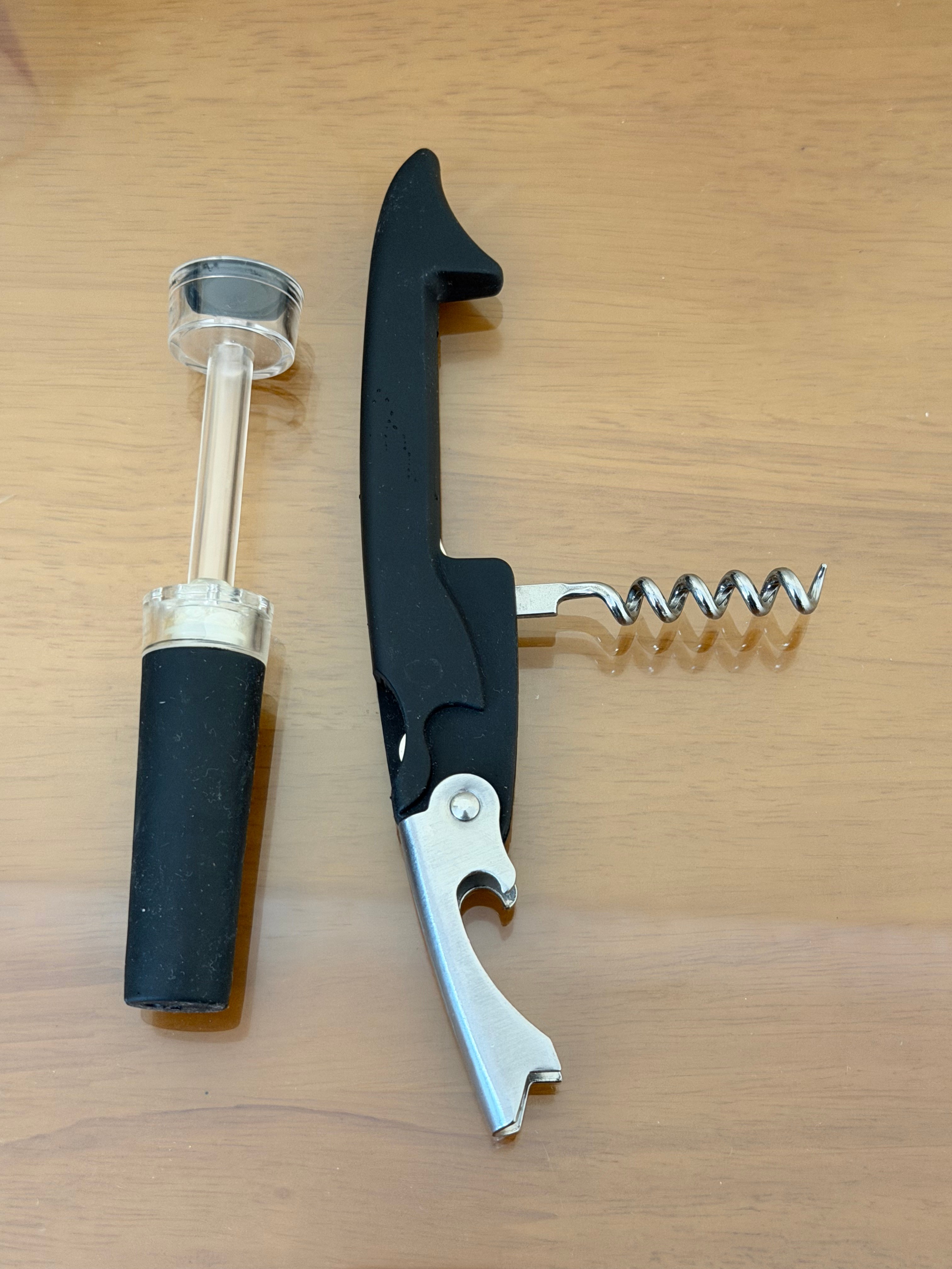 Wine Opener & Wine Stopper Set – 2 Pieces
