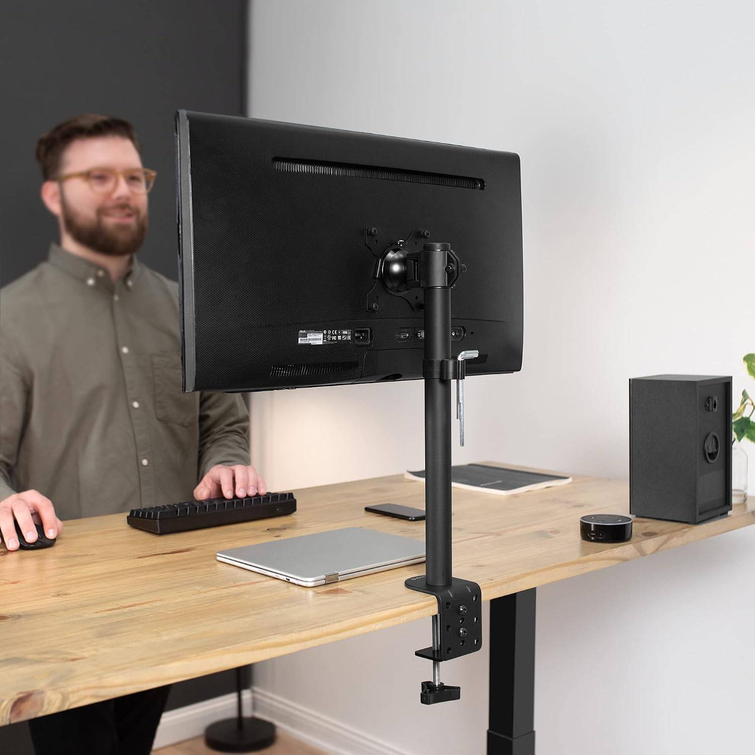 New  VIVO Single Ultrawide Monitor Fully Adjustable Desk Mount - photo 3