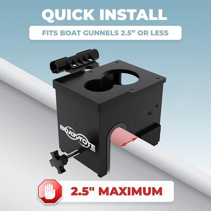 Boat-Tote Mini Jon Boat Fishing Rod & Tackle Organizer - photo 2