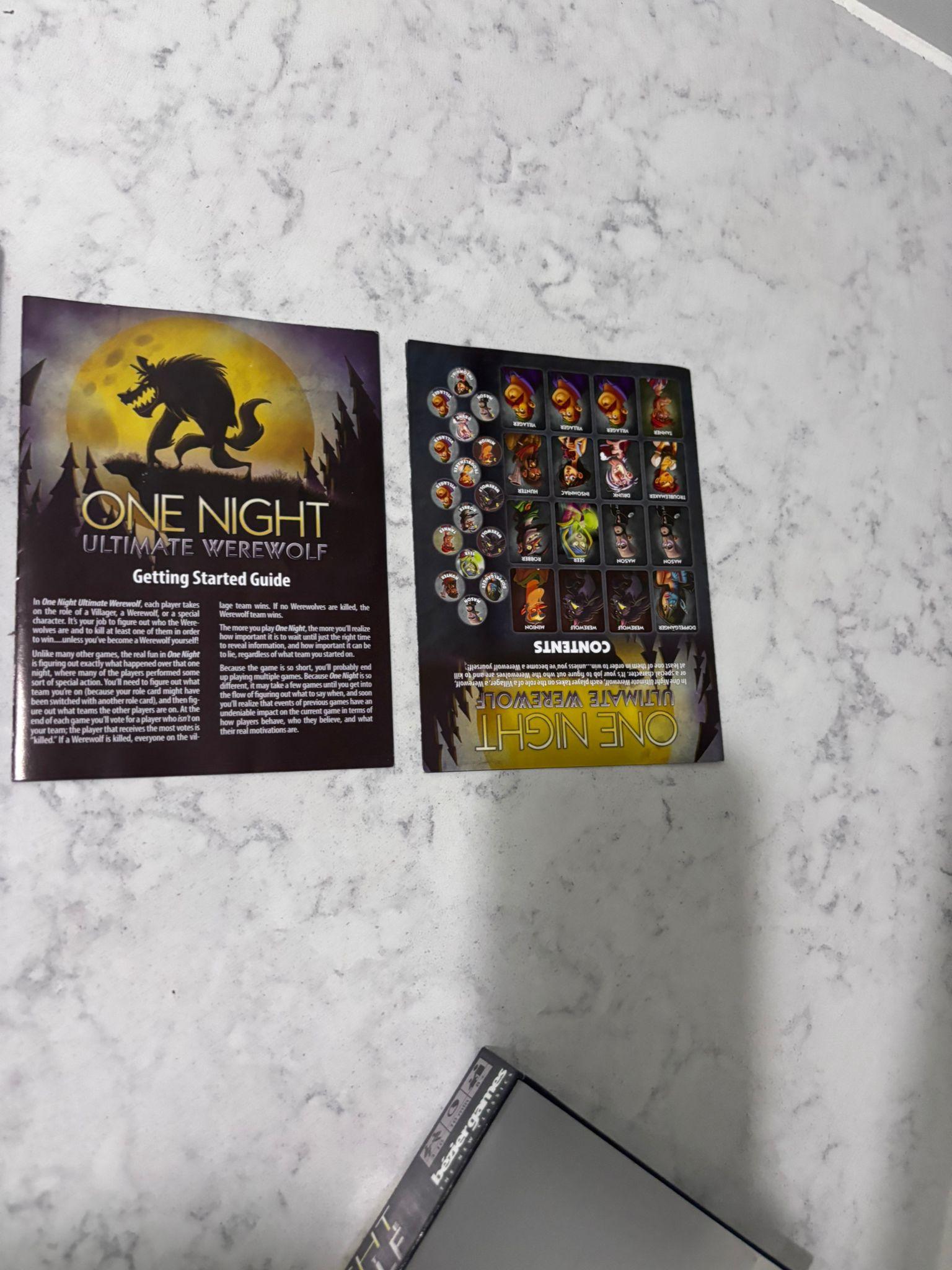 One Night Ultimate Werewolf Board Game - photo 4