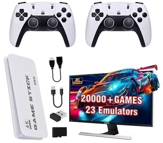 M15 Plus Retro Wireless 4K Plug & Play Gaming Stick