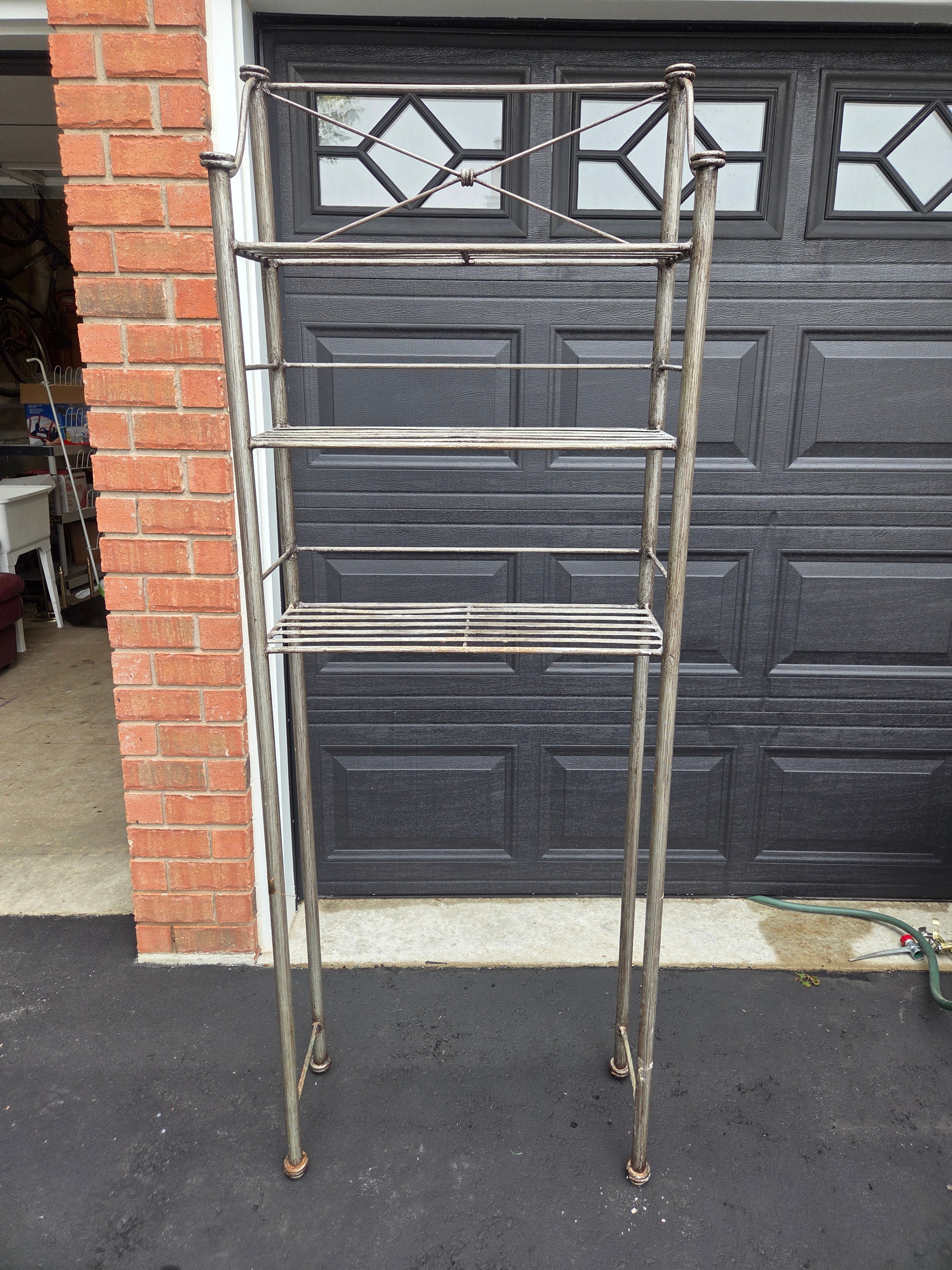 Metal Tiered Bathroom Shelf Unit - photo 2