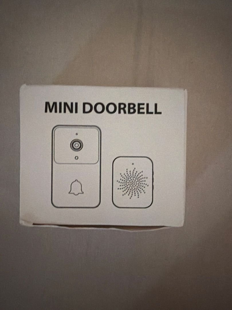 Wi-Fi Video Doorbell with Chime – Tuya App, New in Box
