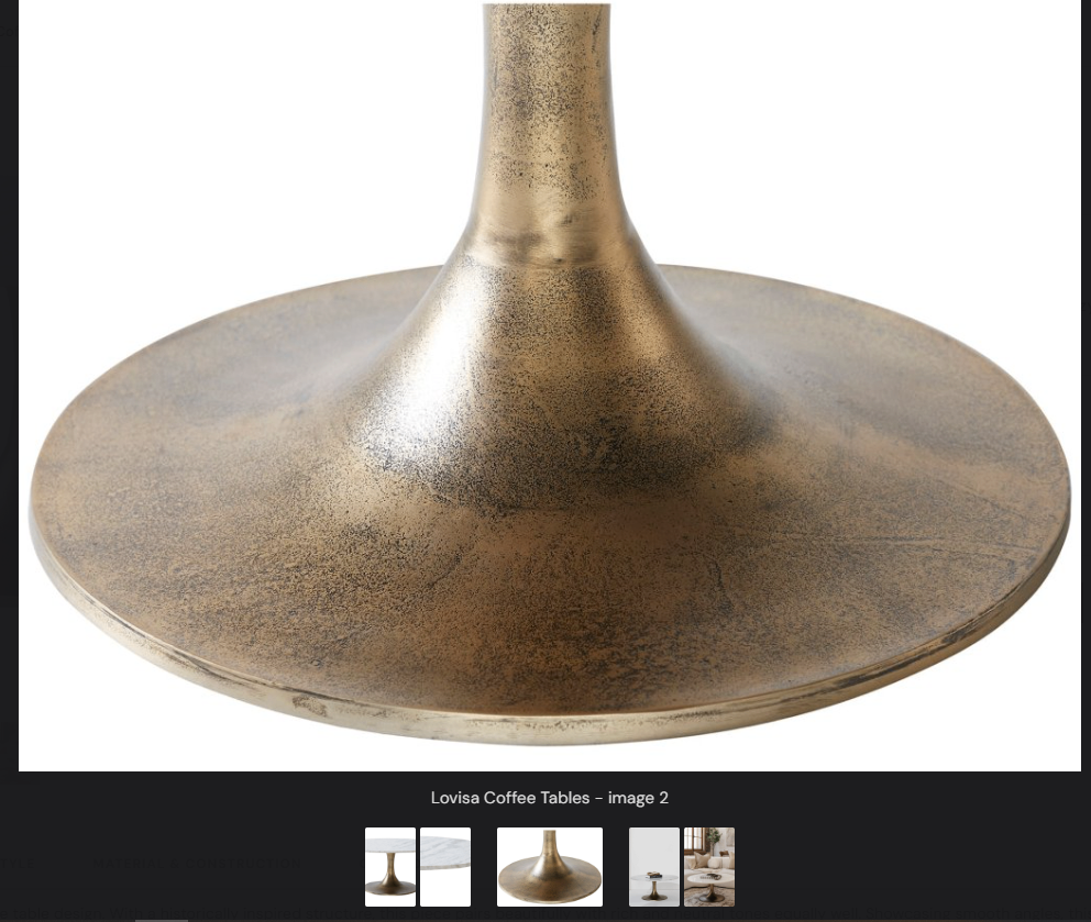 New in Box: RenWil Marble Coffee Table (TA456) - photo 3