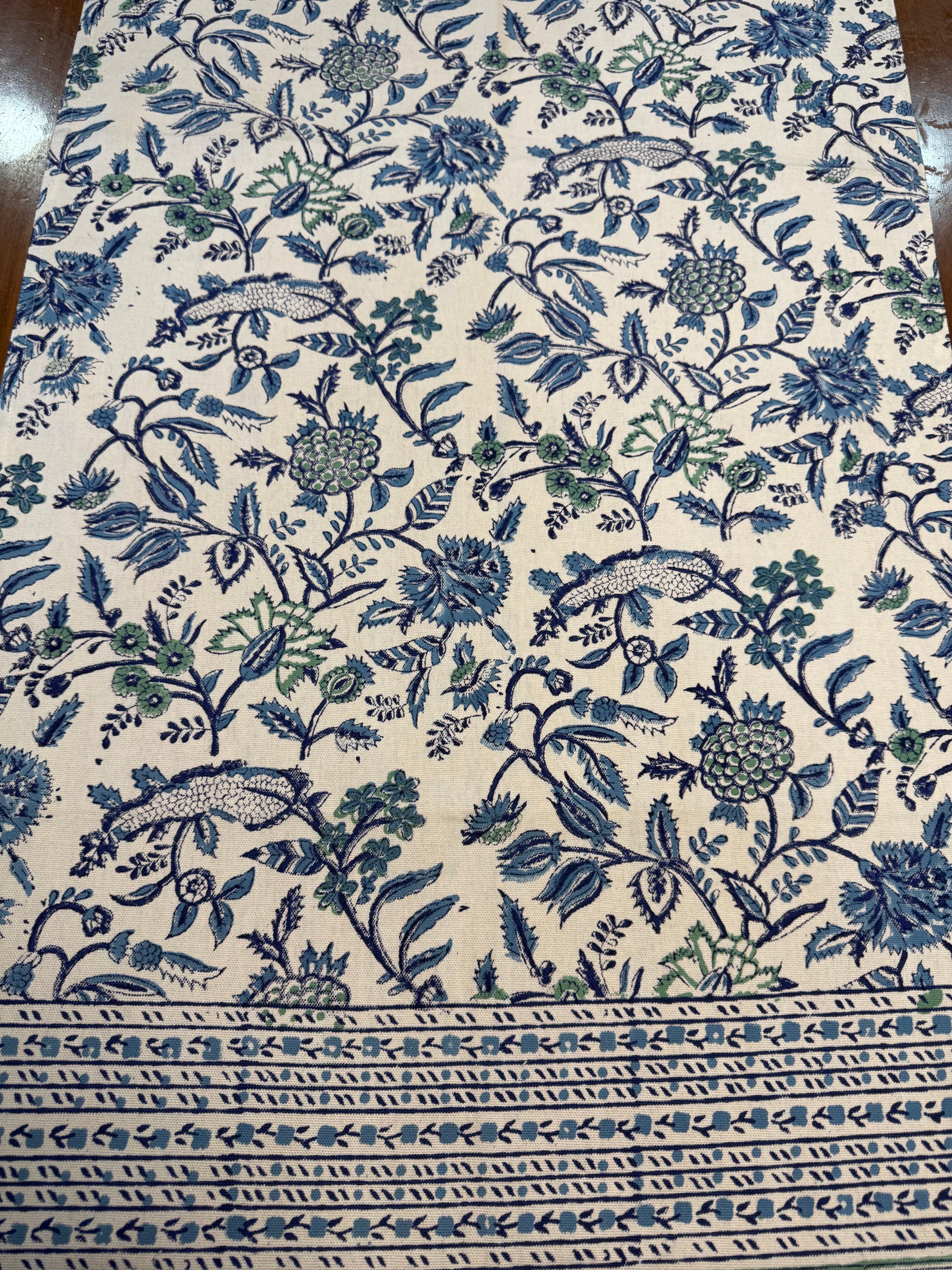 Brand New - Floral Cotton Table Runner (20" x 60") - Steal Deal - photo 2