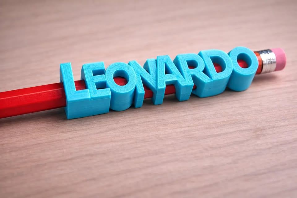 Customizable pencil slide-on name for kids, teens and adults - photo 3