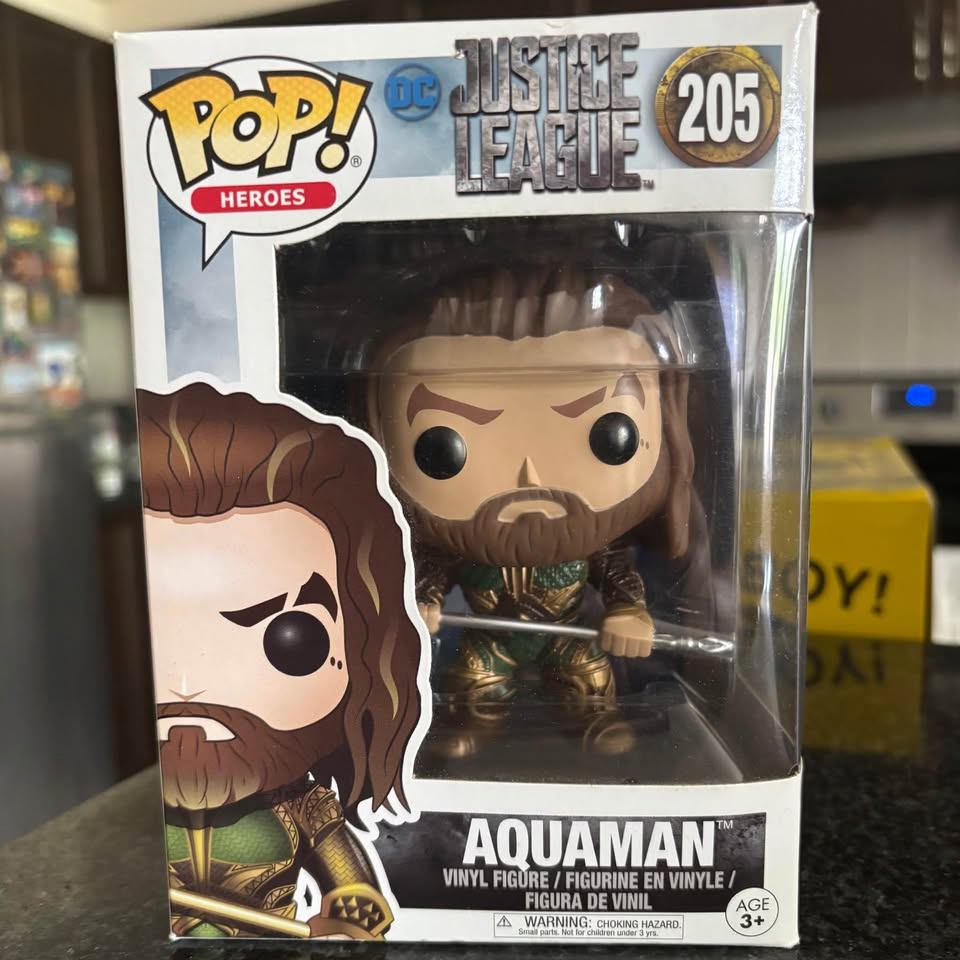 BNIB Funko POP! DC Justice League Aquaman #205 - photo 2