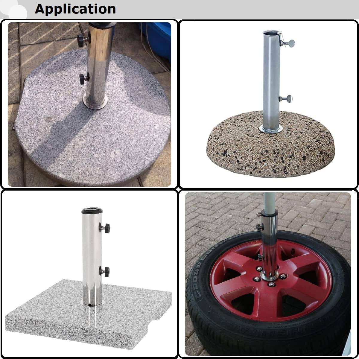 Universal Stainless Steel Umbrella Stand Tube - photo 3