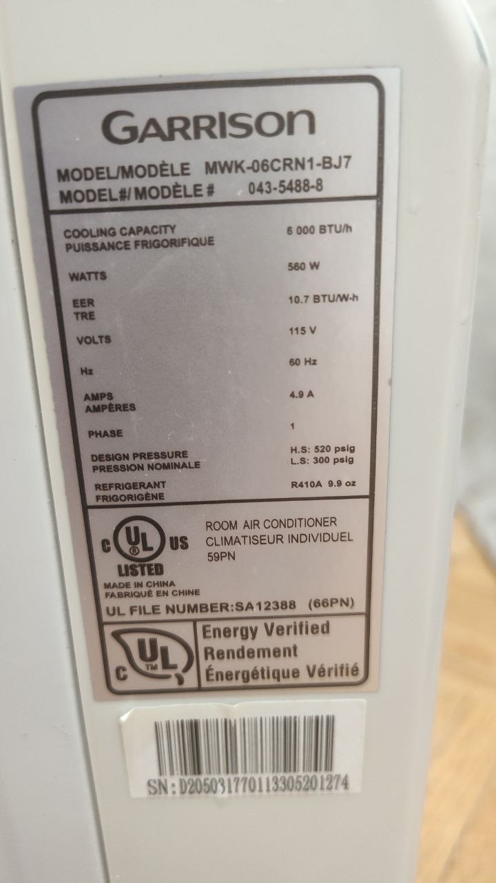 Garrison 6,000 BTU Window Air Conditioner - photo 2
