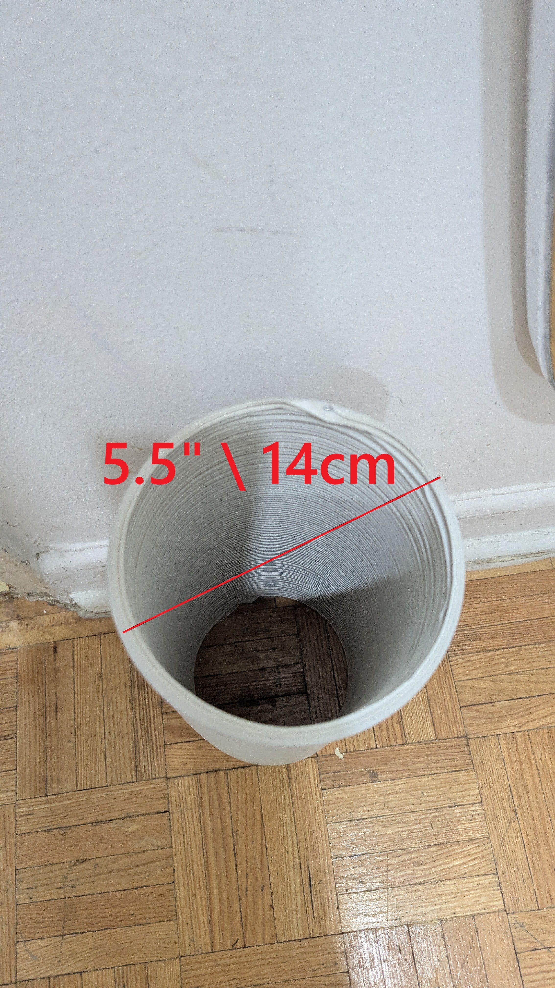 USED1.5M 5.5"/14cm Hose Portable Air Conditioner Exhaust AC Tube - photo 2