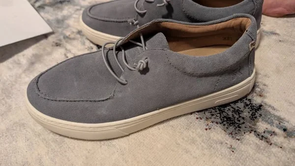 Rieker Grey Suede Boat Shoes - Casual Comfort