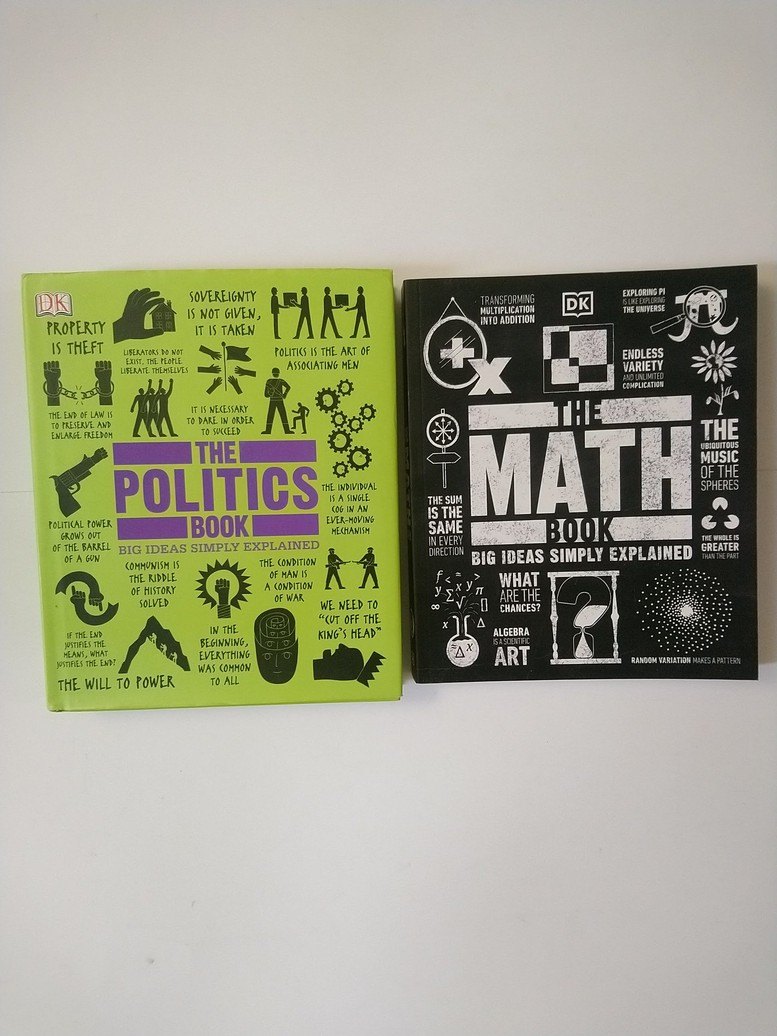 DK Books: Politics & Math!