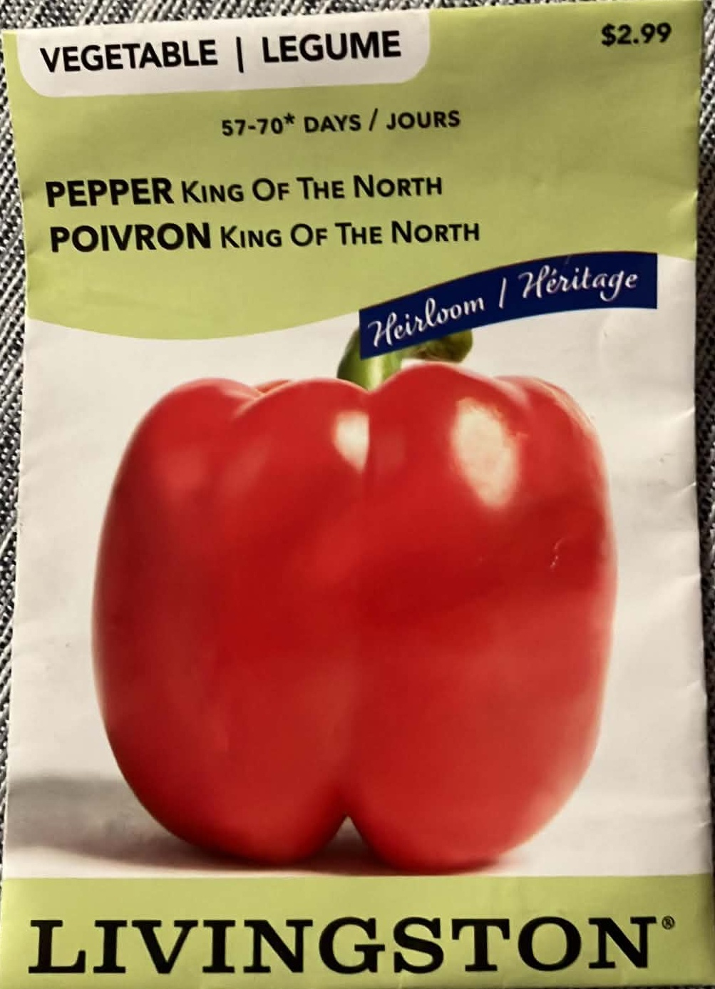 Pepper King of the North Seeds
