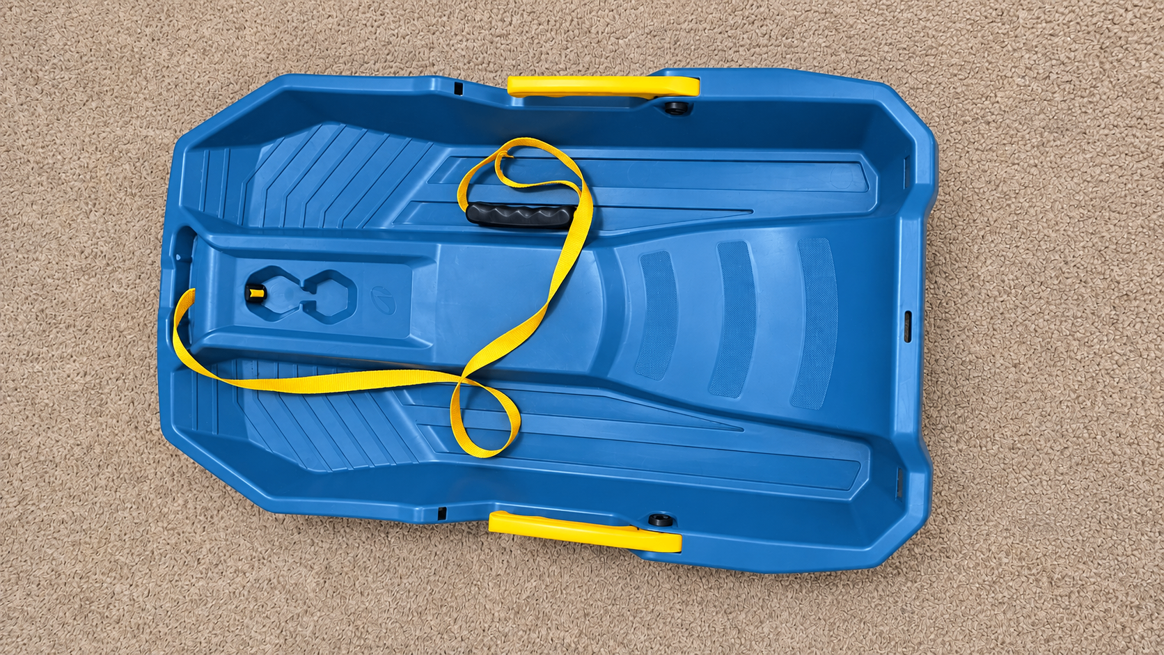 Children's Blue Snow Sled / Toboggan - photo 2