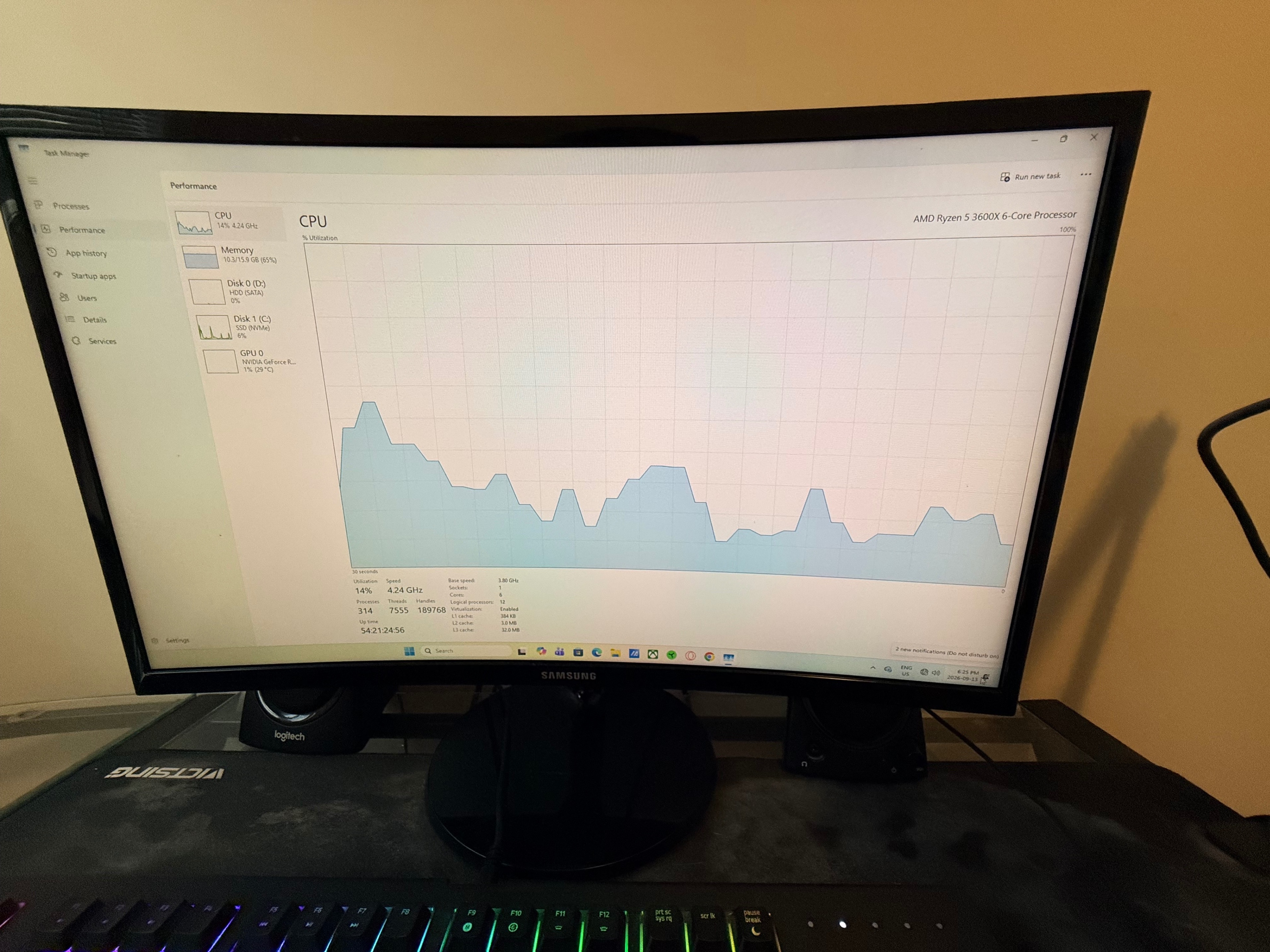 Gaming PC Desktop with AMD Ryzen 5 3600X and RTX 2060 Super - photo 3