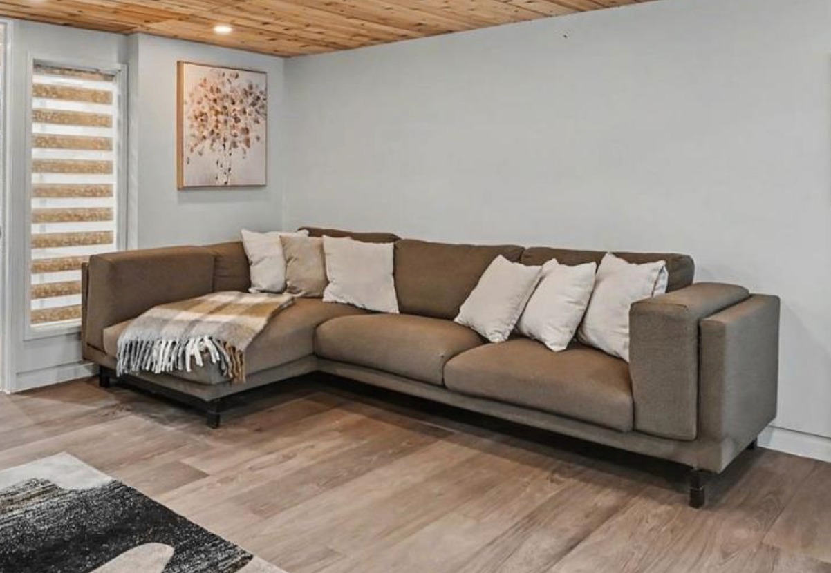 IKEA NOCKEBY 3-Seat Sofa with Left Chaise