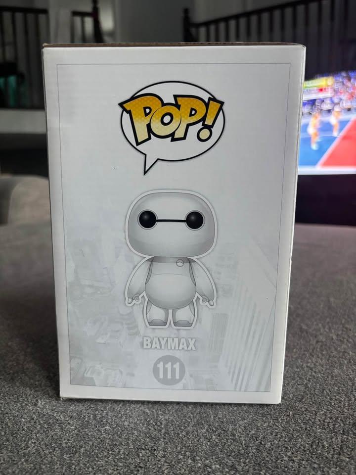 BNIB Funko Pop Big Hero 6 6” Baymax #111 Diamond Collection - photo 3