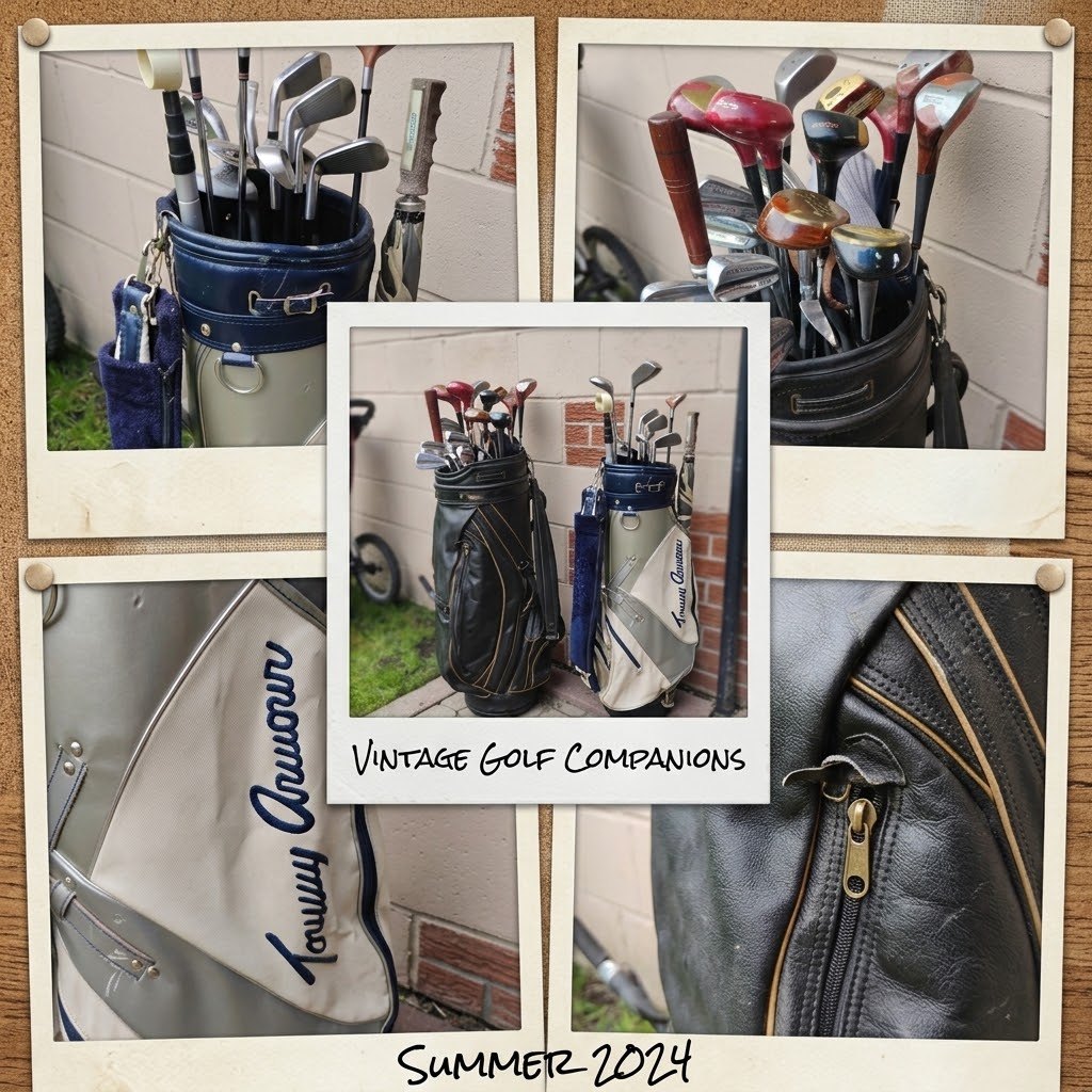 2 Golf Bags and Golf Clubs Right Handed