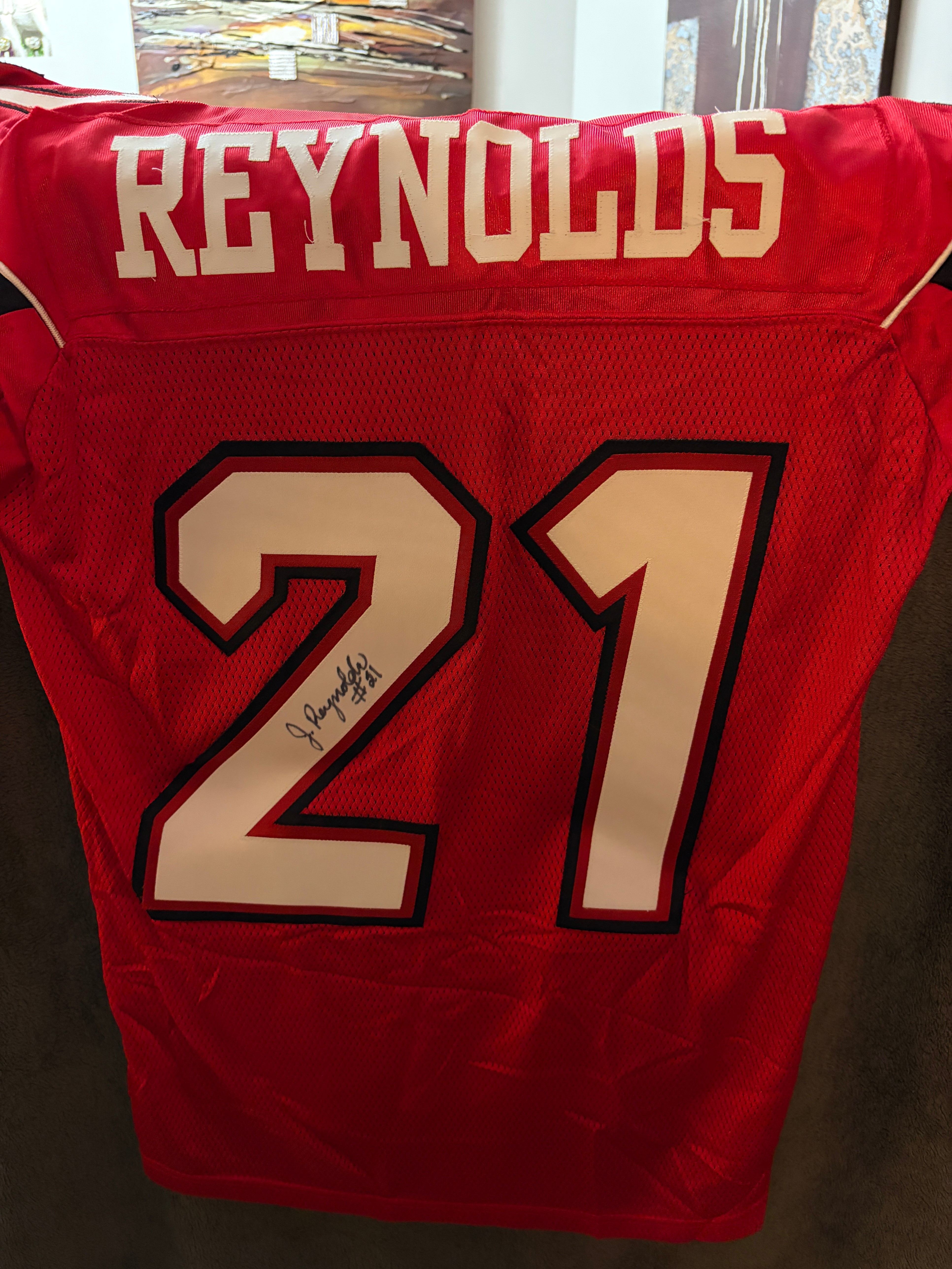 Autographed Calgary Stampeders Jersey Reynolds #21 - photo 2