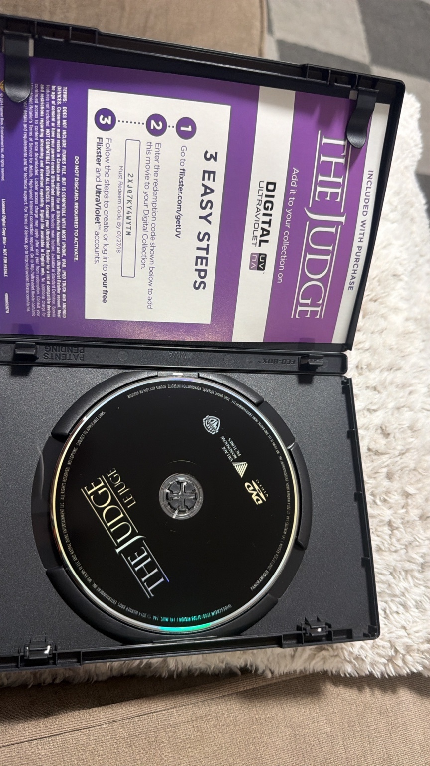 The Judge DVD (2014) – Robert Downey Jr. & Robert Duvall - photo 3